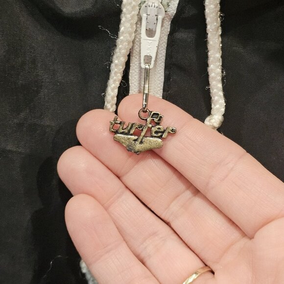 VTG University Of Iowa College Of Pharmacy Anorak Jacket Black Nylon Sz XL Hood - Picture 6 of 10